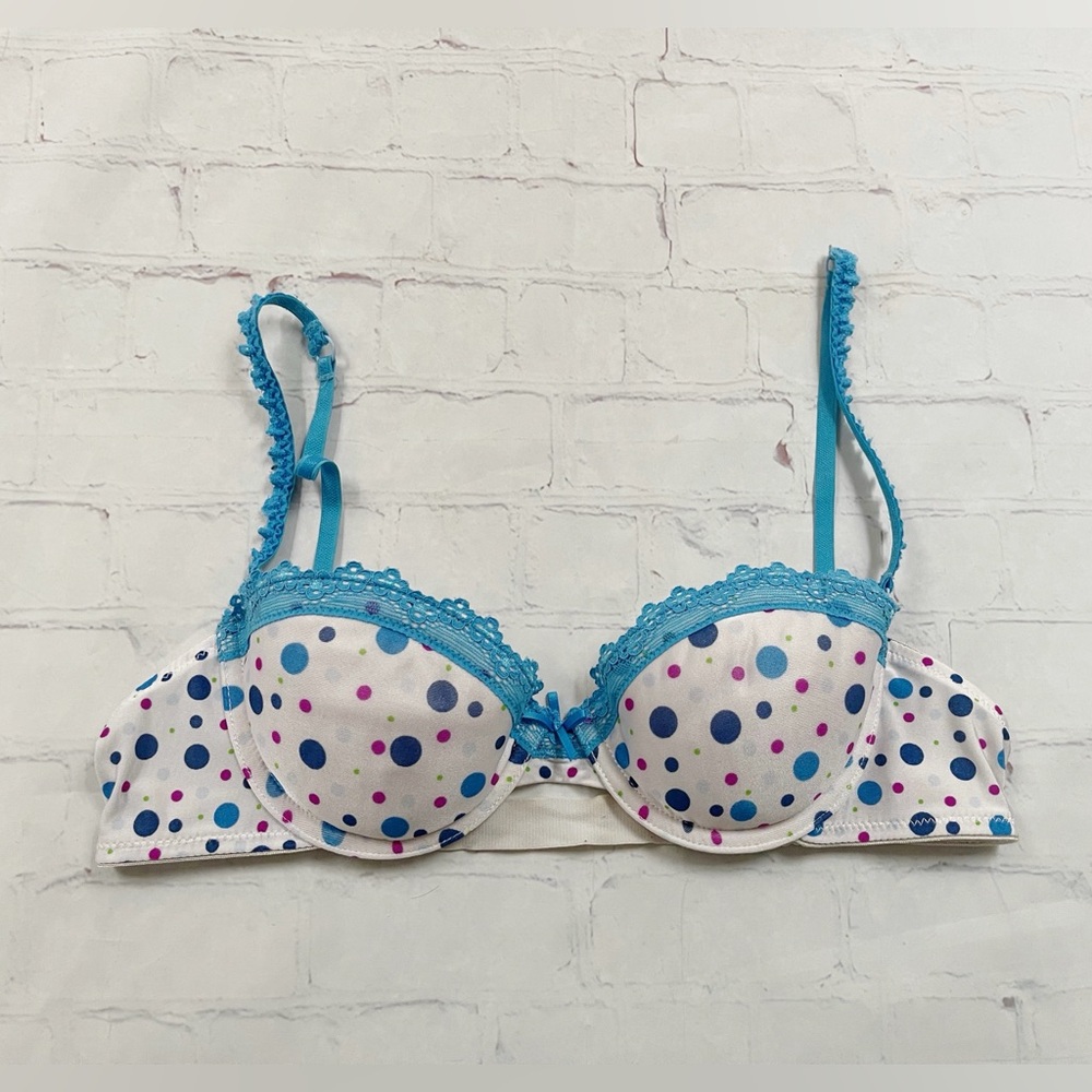 Victoria’s Secret polka dot multi color bra multi way 34B